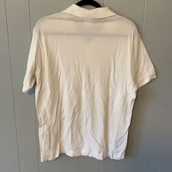 Lacoste’s White Polo Size 5 - Picture 2 of 4